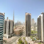 Stunning STD Flat in DT, with Burj Khalifa view .